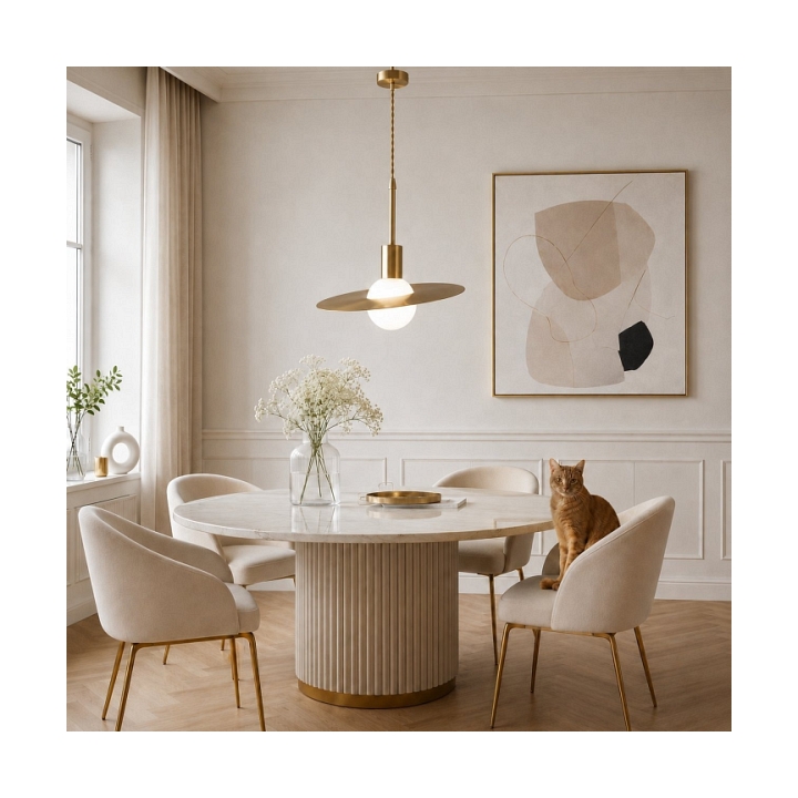 Lampa wisząca JUPITER złota 30 cm - Step Into Design