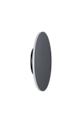 Lampa ścienna NYX 25 cm - LED okrągła, metalowa, czarna - Step Into Design