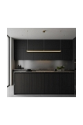 Lampa wisząca BEAM-120 LED - złota oprawa liniowa - Step Into Design
