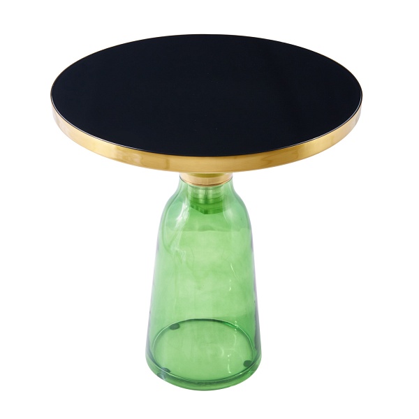 Stolik kawowy DOLCE zielono czarny 50 cm Step Into Design