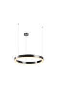 Lampa wisząca CIRCLE 80 cm - LED, ring tytanowy - Step Into Design
