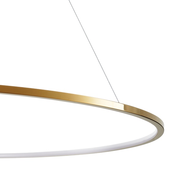 Lampa wisząca CIRCLE SLIM 120 LED złoty 120 cm Step Into Design