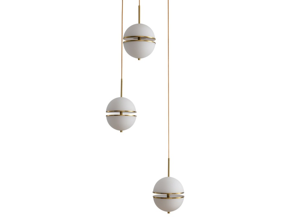 Lampa wisząca SFERA-3 LED złota 50 cm Step Into Design