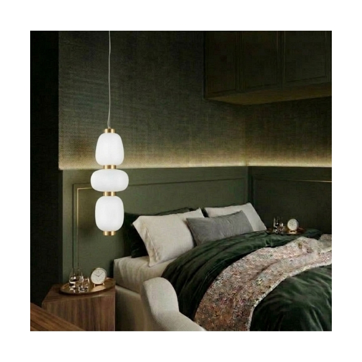 Lampa wisząca BRILLA-3, 23 cm, złota - Step Into Design