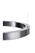 Lampa wisząca CIRCLE 60 cm - LED, ring tytanowy - Step Into Design