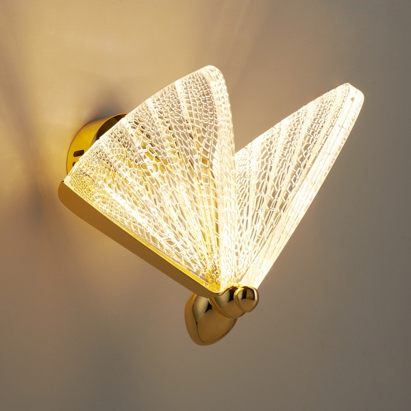 Lampa ścienna BEE LED złota 22 cm Step Into Design