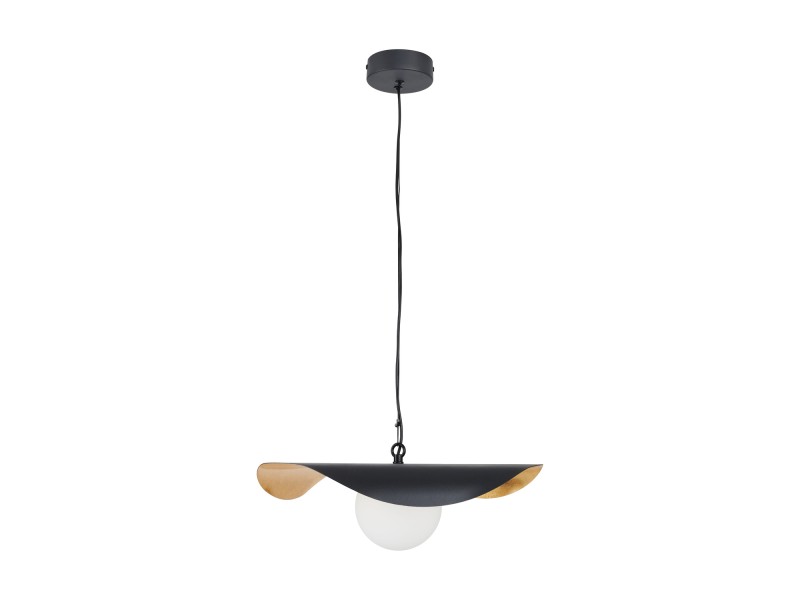 Lampa wisząca ENZO czarno złota 40 cm Step Into Design