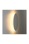 Lampa ścienna NYX 25 cm - LED okrągła, metalowa, biała - Step Into Design