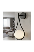 Lampa ścienna DROP 45 cm czarna - Step Into Design