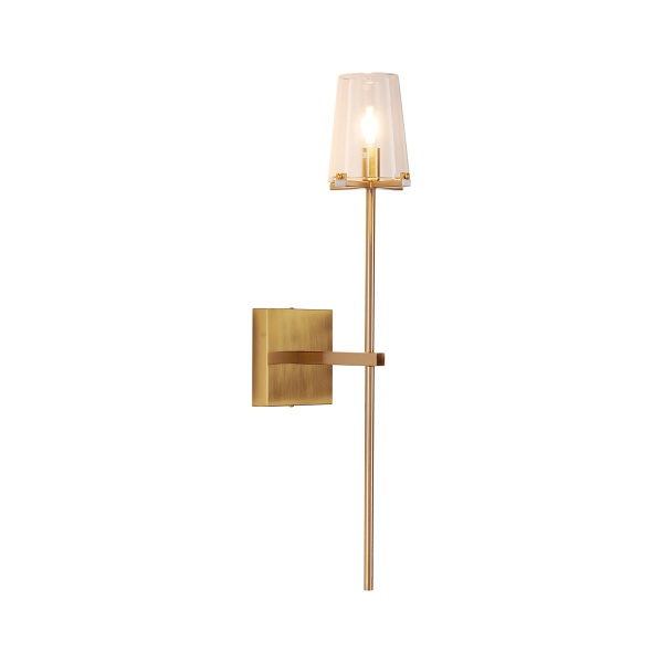 Lampa ścienna CLASSICO złota szklany klosz 62 cm Step Into Design