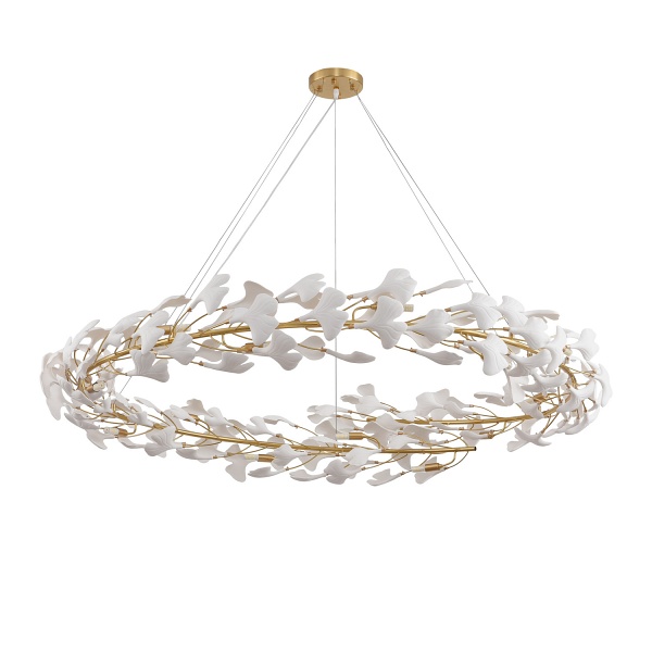 Lampa wisząca BOTANIKA złoto biała 150 cm Step Into Design