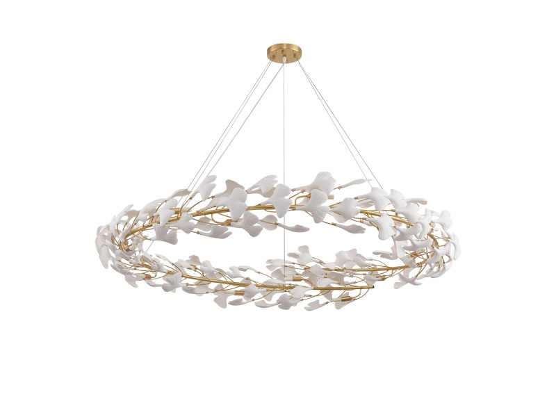 Lampa wisząca BOTANIKA złoto biała 150 cm Step Into Design