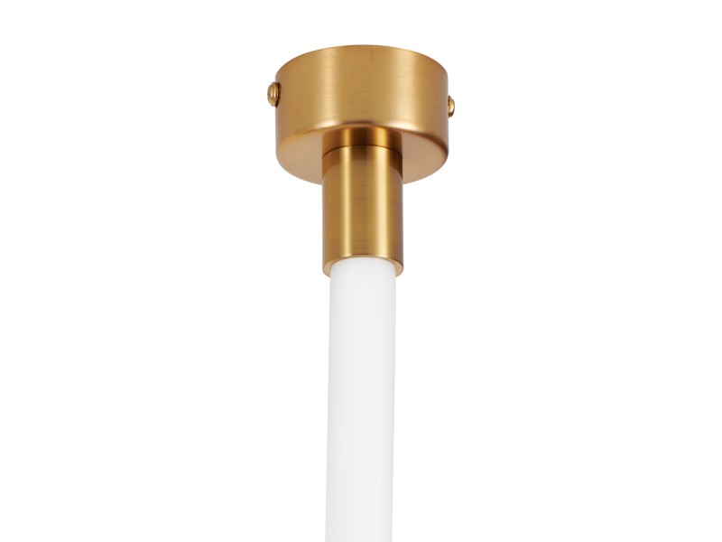 Lampa wisząca SNAKE LED 400 cm - elastyczny przewód LED, 3000K, złote uchwyty Step Into Design