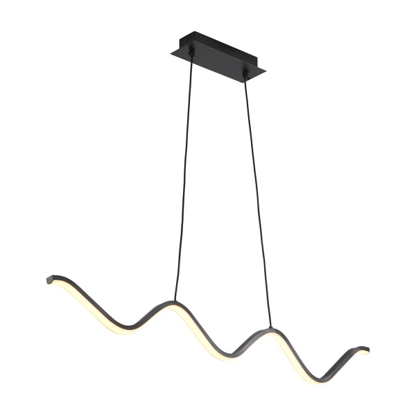 Lampa wisząca ZIGZAG LED czarna 90 cm Step Into Design