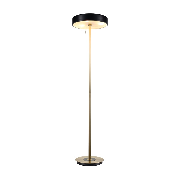 Lampa podłogowa ARTDECO czarno - złota 162 cm Step Into Design