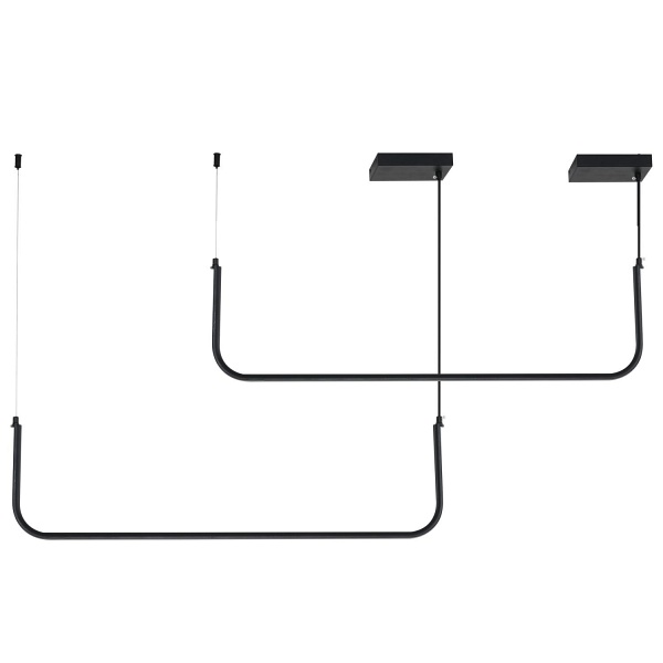 Lampa wisząca MINIMA-2 led czarna 80 cm Step Into Design