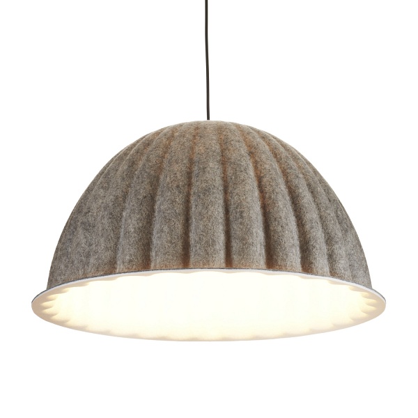 Lampa wisząca FELT filc szary 55 cm Step Into Design