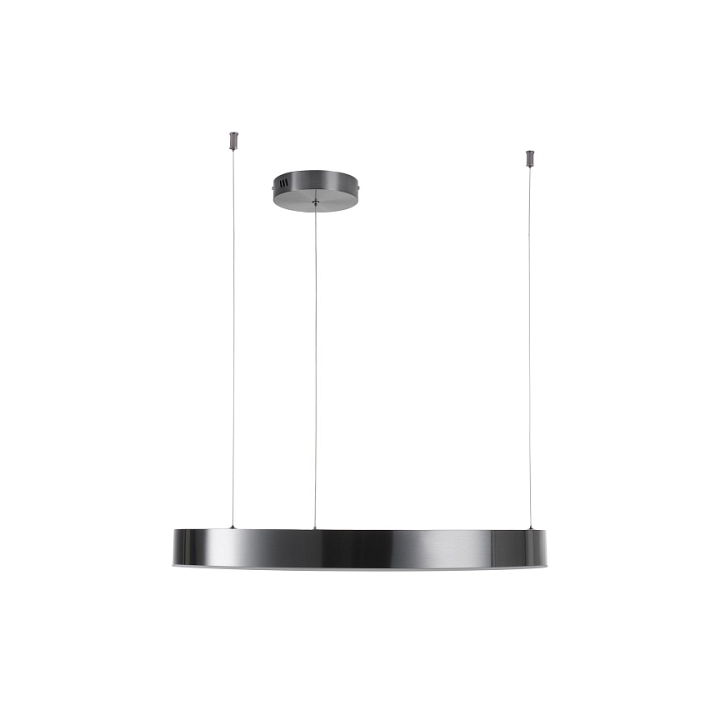 Lampa wisząca CIRCLE 60 cm - LED, ring tytanowy - Step Into Design