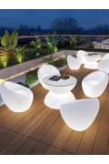 Stolik ogrodowy PARTY LED RGBW 16 kolorów 60 cm Step Into Design