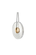 Lampa wisząca SUNBLAST - LED 20 cm, złota - Step Into Design