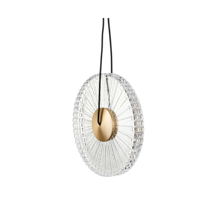 Lampa wisząca SUNBLAST - LED 20 cm, złota - Step Into Design