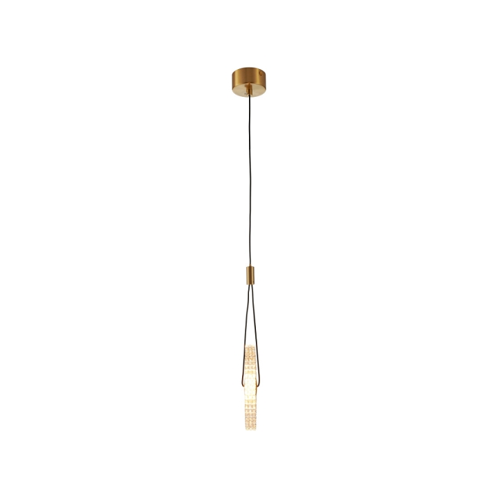 Lampa wisząca SUNBLAST - LED 20 cm, złota - Step Into Design
