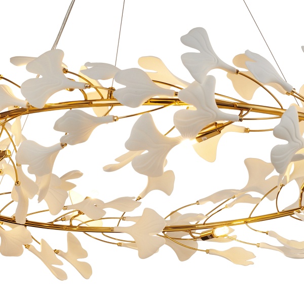 Lampa wisząca BOTANIKA złoto biała 100 cm Step Into Design