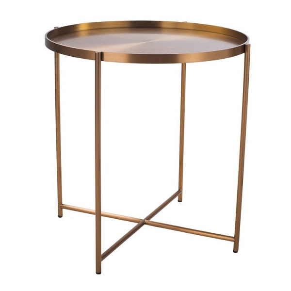 Stolik kawowy MOON miedziany Step Into Design