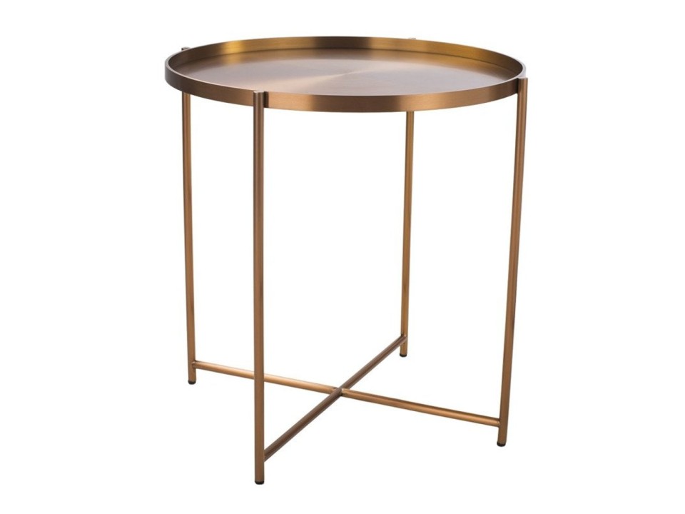 Stolik kawowy MOON miedziany Step Into Design