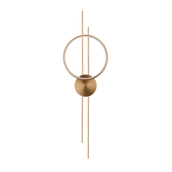 Lampa ścienna ECLIPTICA LED złota 100 cm Step Into Design