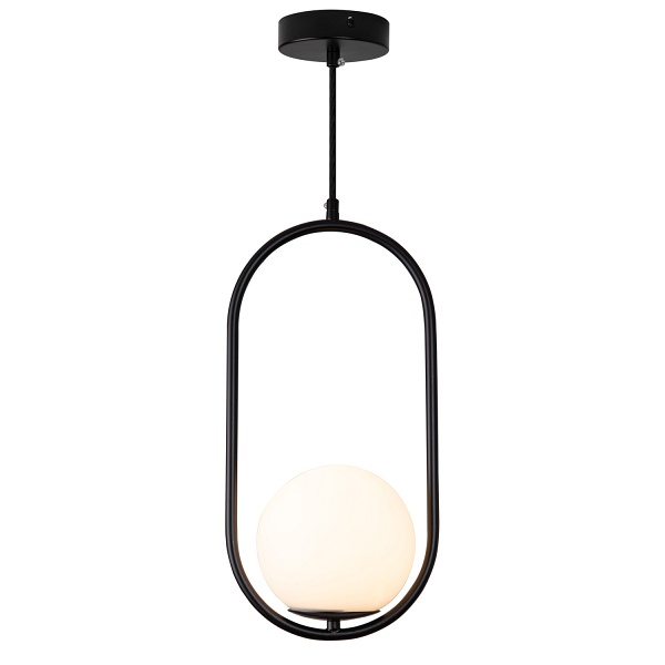 Lampa wisząca COSTA SOLO czarna 40 cm Step Into Design