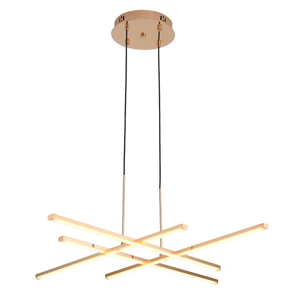 Lampa wisząca CRISS CROSS LED złota 78 cm Step Into Design