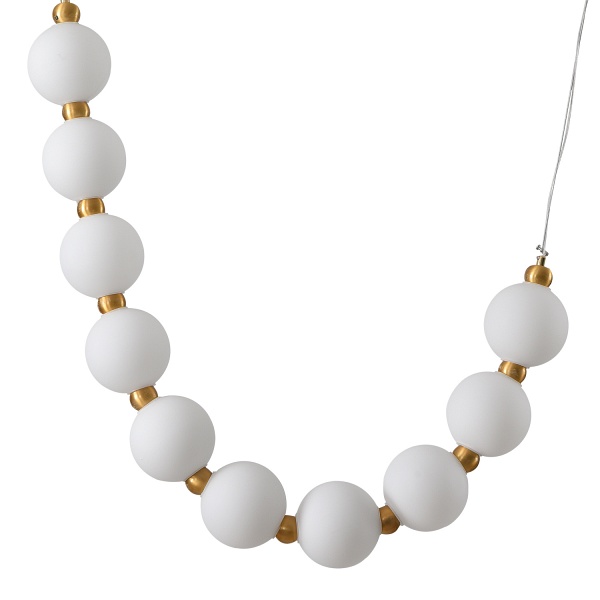 Lampa wisząca CORALLI S biało-mosiężna Step Into Design