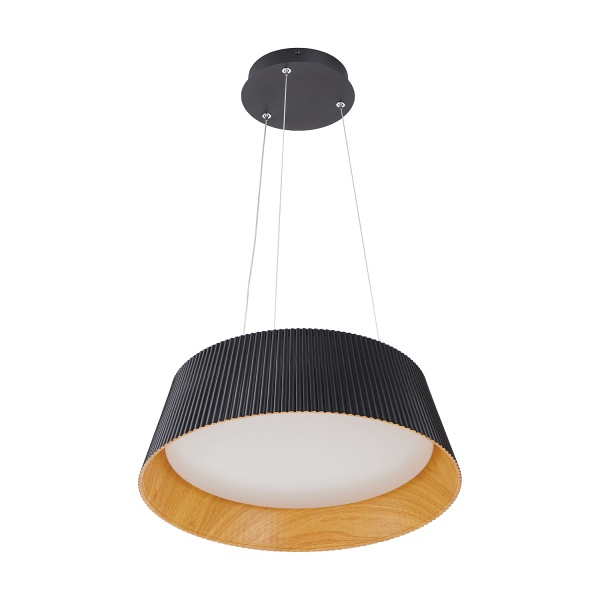 Lampa wisząca FRILL LED czarna 45 cm Step Into Design