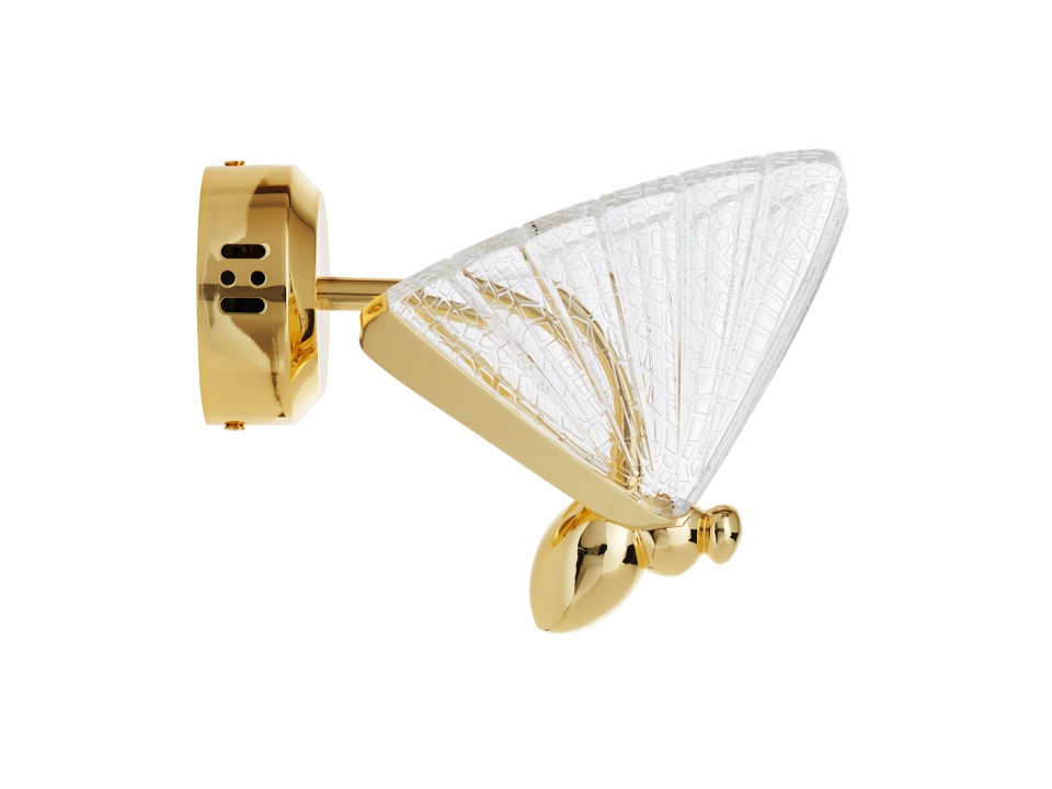 Lampa ścienna BEE LED złota 18 cm Step Into Design