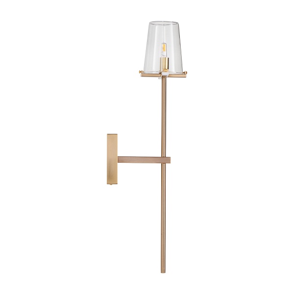 Lampa ścienna CLASSICO złota szklany klosz 62 cm Step Into Design