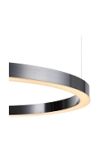 Lampa wisząca CIRCLE 100 - LED, ring tytanowy - Step Into Design