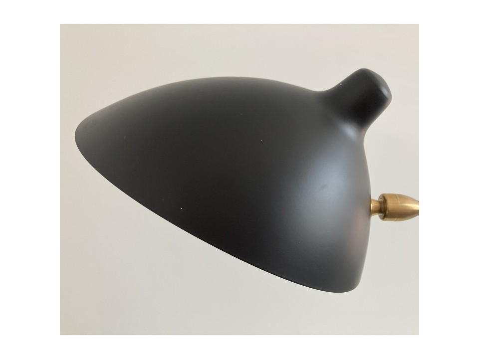 Lampa podłogowa CRANE-3F czarna 210 cm Step Into Design