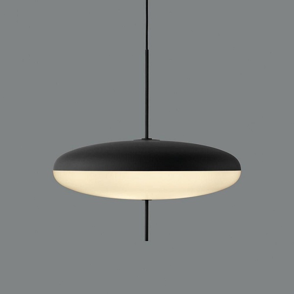 Lampa wisząca PIATTO- nowoczesna biało-czarna 50 cm Step Into Design
