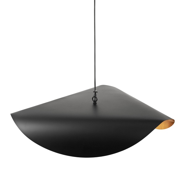 Lampa wisząca ENZO czarno złota 40 cm Step Into Design