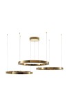 Lampa wisząca CIRCLE 40+60+80 LED złoty połysk na 1 podsufitce Step Into Design