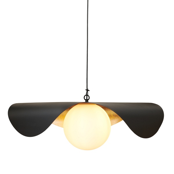 Lampa wisząca ENZO 80 cm - czarno złota Step Into Design