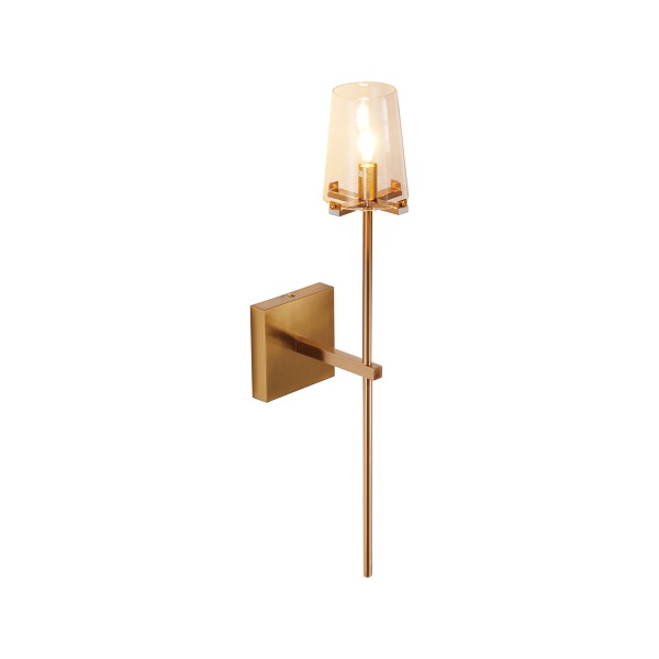 Lampa ścienna CLASSICO złota szklany klosz 62 cm Step Into Design