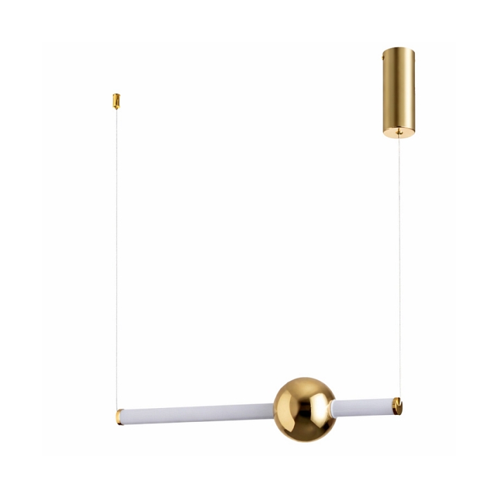 Lampa wisząca O-LINE 63 - LED, 63 cm, złoty połysk - Step Into Design