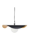 Lampa wisząca ENZO czarno złota 40 cm Step Into Design