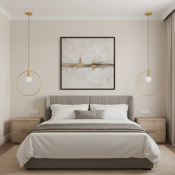 Lampa wisząca BELLA 40 - 40 cm, złota Step Into Design