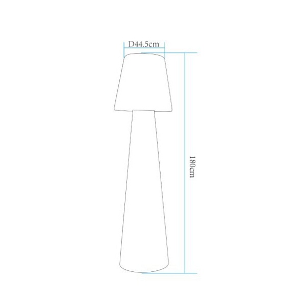 Lampa ogrodowa stojąca GARDENA XL LED RGBW 16 kolorów 180 cm Step Into Design