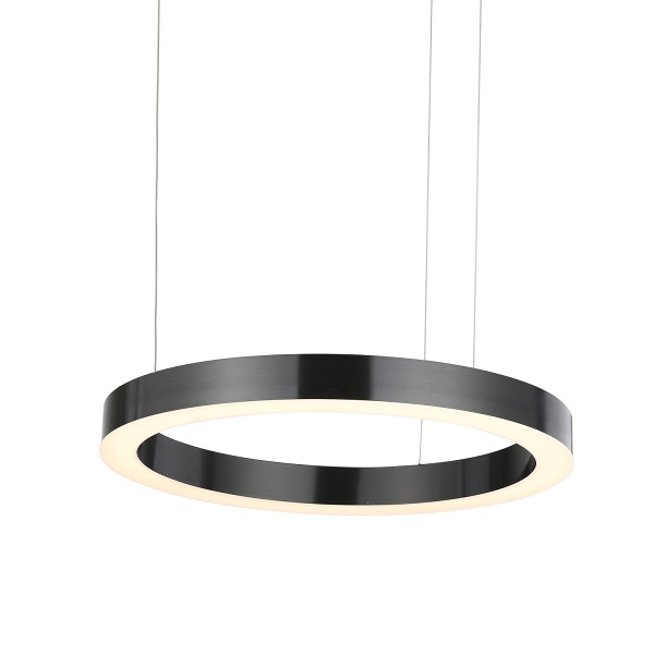 Lampa wisząca CIRCLE 40+100 LED tytanowa na 1 podsufitce Step Into Design