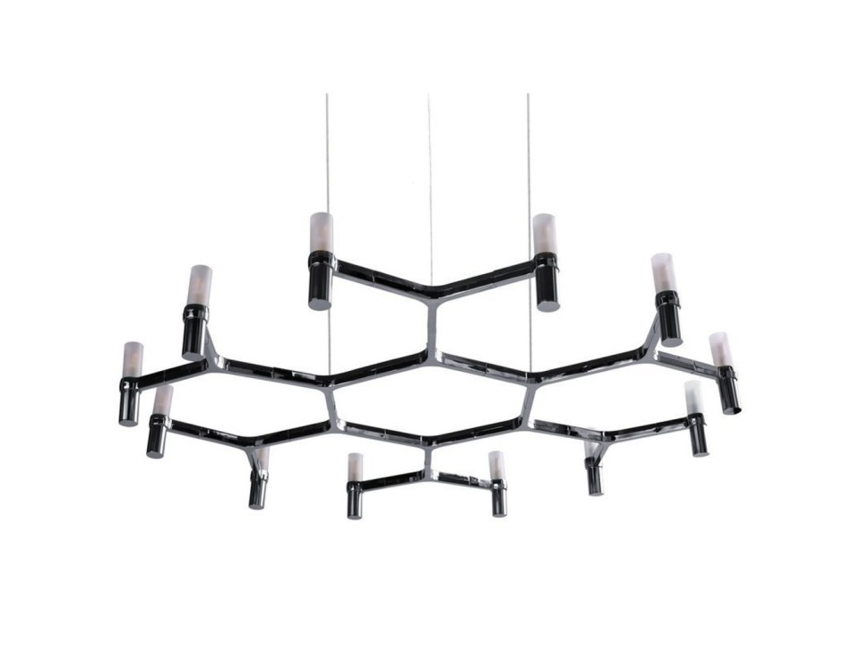 Lampa wisząca CANDLES-12B chrom 106 cm Step Into Design
