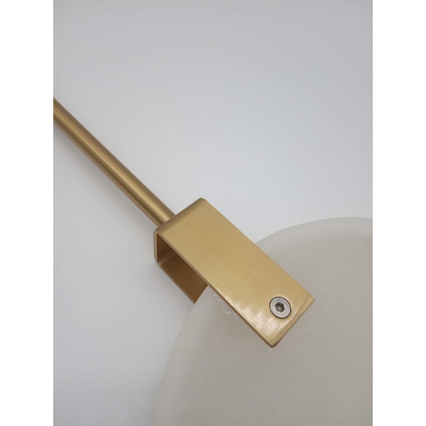 Lampa wisząca MARBLE LED marmurowo złota 24 cm Step Into Design